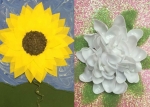 &quot;Flower of Hope&quot; and &quot;Magnolia&quot; by Saniya Sanders