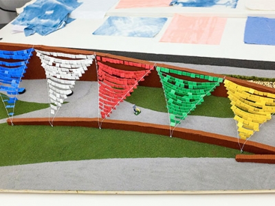UAB prayer flags to welcome Dalai Lama in outdoor AEIVA installation Oct. 20-26