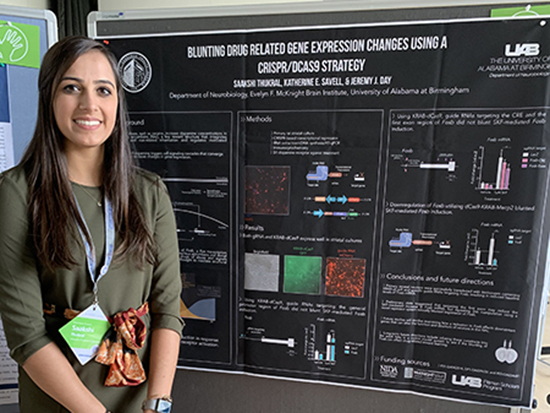 First prize (and 500 euros!) for undergrad researcher Saakshi Thukral