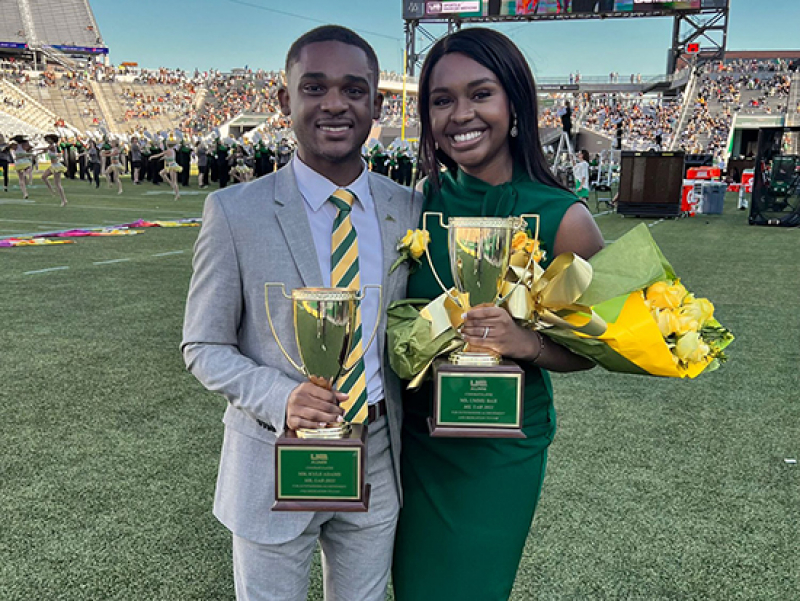 Kyle Adams and Ummu Bah are the 2022-2023 Mr. and Ms. UAB