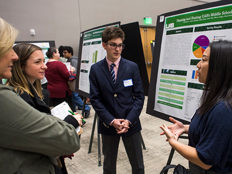 Middle and high school students will compete in the regional science and engineering fair hosted by UAB on March 4