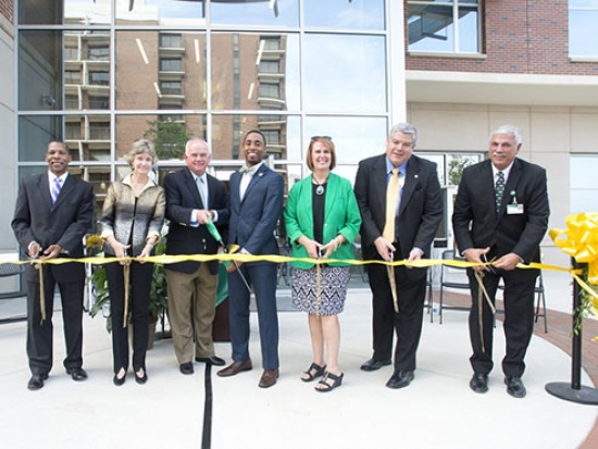 UAB holds ribbon cutting for new freshman residence hall