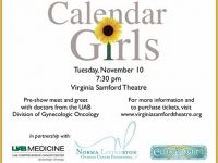 “Calendar Girls” on Nov. 10 to benefit UAB Division of Gynecologic Oncology