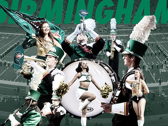 Sept. 17, join the 2022 UAB Marching Blazers for All-Star High School Band Day