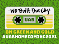 UAB Homecoming 2021, “We Built This City on Green &amp; Gold,” is Oct. 17-23