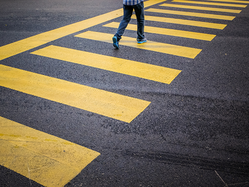 Four easy steps to be a safer pedestrian