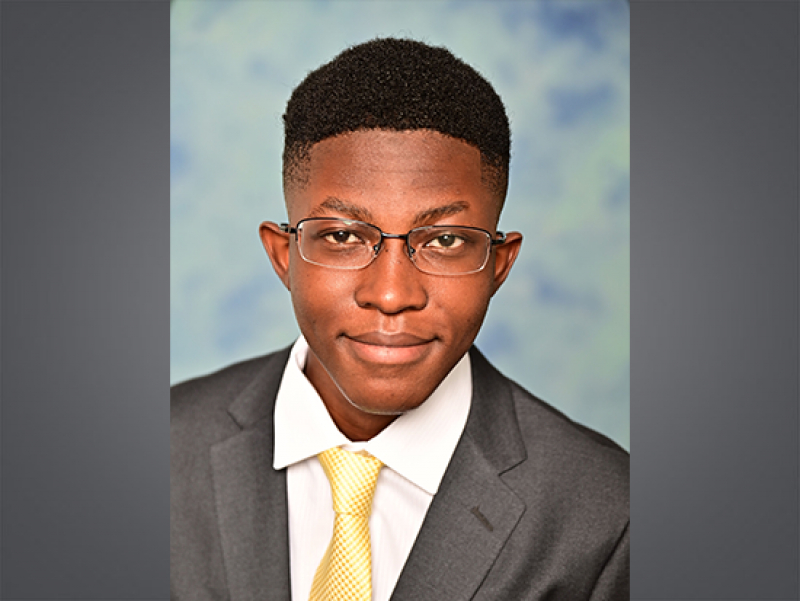 Accounting freshman B.J. Byrd nationally recognized for his academic excellence