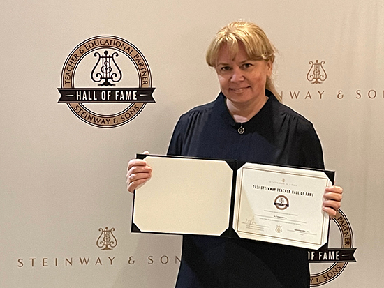 UAB piano instructor Tatiana Kasman inducted to Steinway & Sons Teacher Hall of Fame