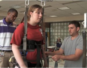 Student recovers from Alabama tornado injuries  — one step at a time