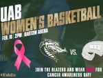 UAB Women’s Basketball goes pink for cancer awareness