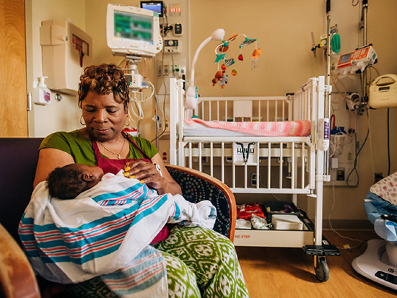 Newborn cuddler program relaunched at UAB: Volunteer returns to her “babies”