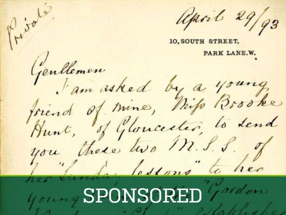 Letter Number 21: April 29, 1893 - Florence Nightingale letter to the Publishing Department of SPCK