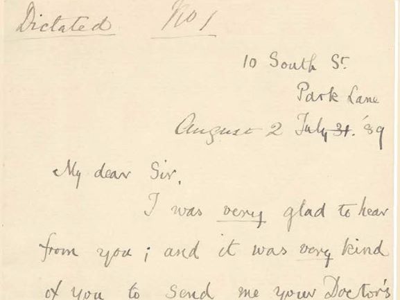 Letter Number 7: August 2, 1889 - Florence Nightingale letter to Thomas Gillham Hewlett