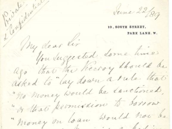 Letter Number 1: June 22, 1889 - Florence Nightingale letter to Thomas Gillham Hewlett