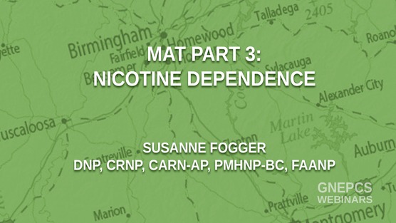 MAT Part 3: Nicotine Dependence