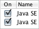 Java console on