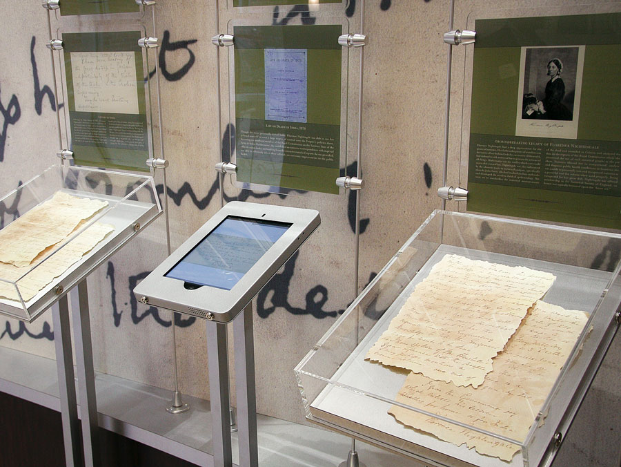 Nightingale letters and display web