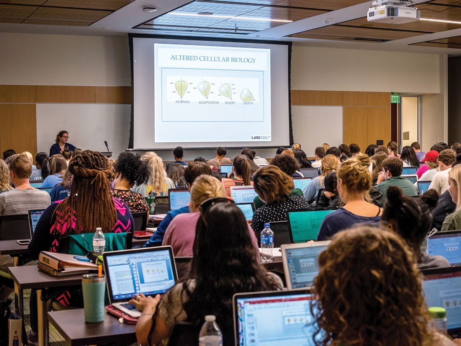 Photo: Dr. Gwendolyn Childs Teaching