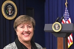 Cooke represents nurse practitioners at historic White House bill signing ceremony
