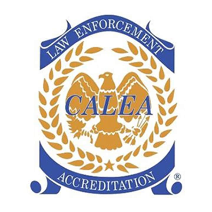 CALEA Law Enforcement Accreditation logo. 