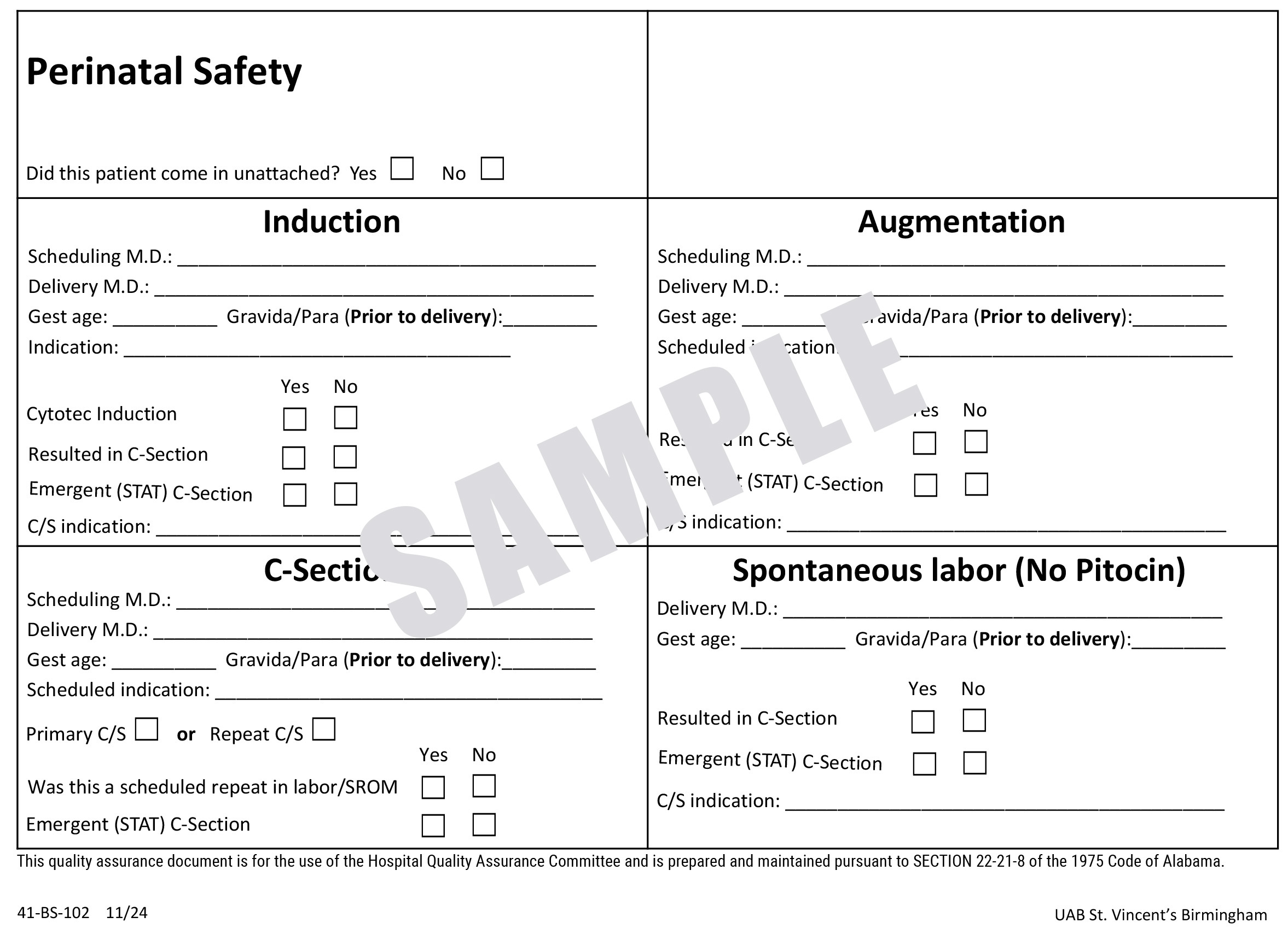 UAB PERINATAL SAFETY
