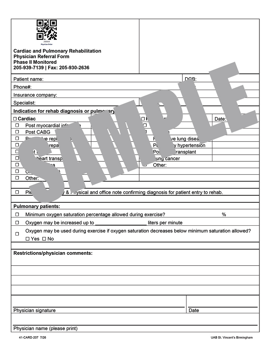 CARD/PULM PHYSICIAN REFERRAL FORM PHASE II