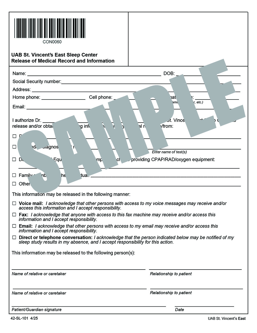 RELEASE OF MEDICAL RECORD AND INFORMATION