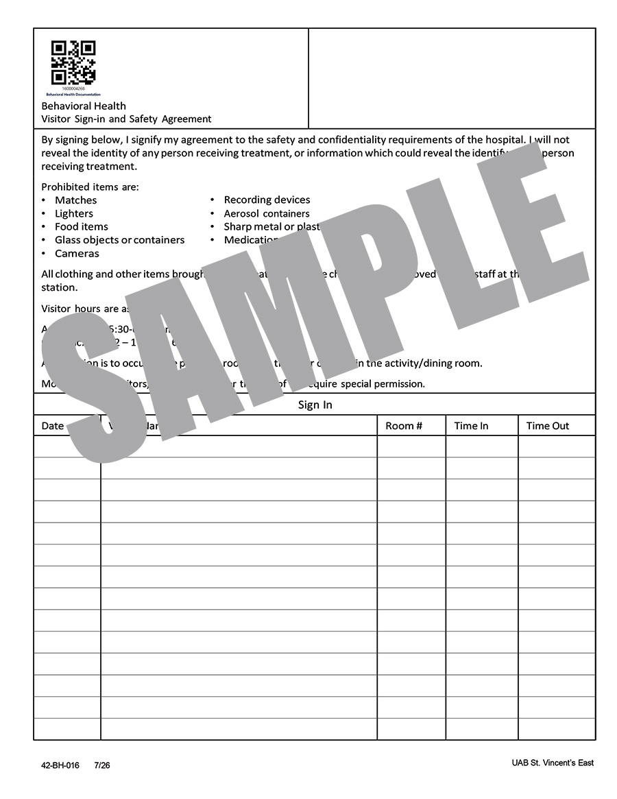 VISITOR SIGN-IN AND SAFETY AGREEMENT