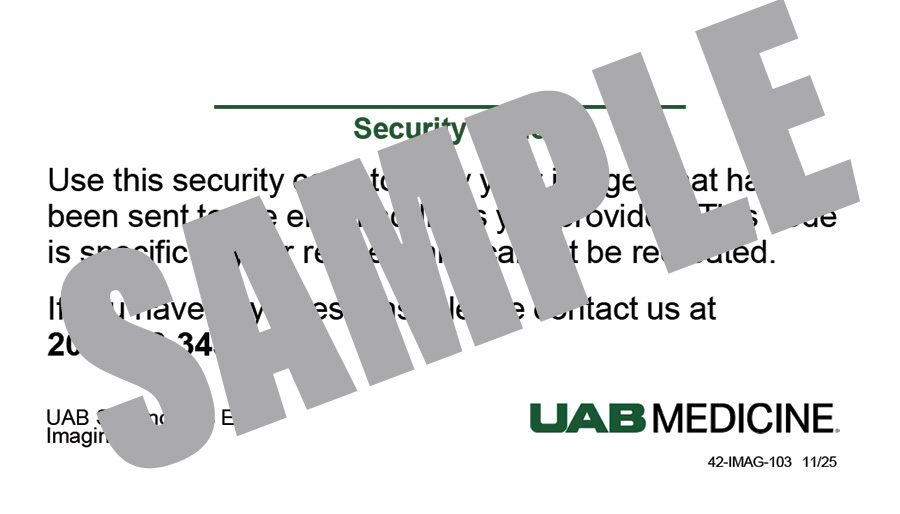 EAST IMAGING SECURITY CODE CARD