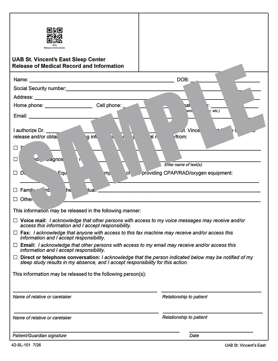 RELEASE OF MEDICAL RECORD AND INFORMATION