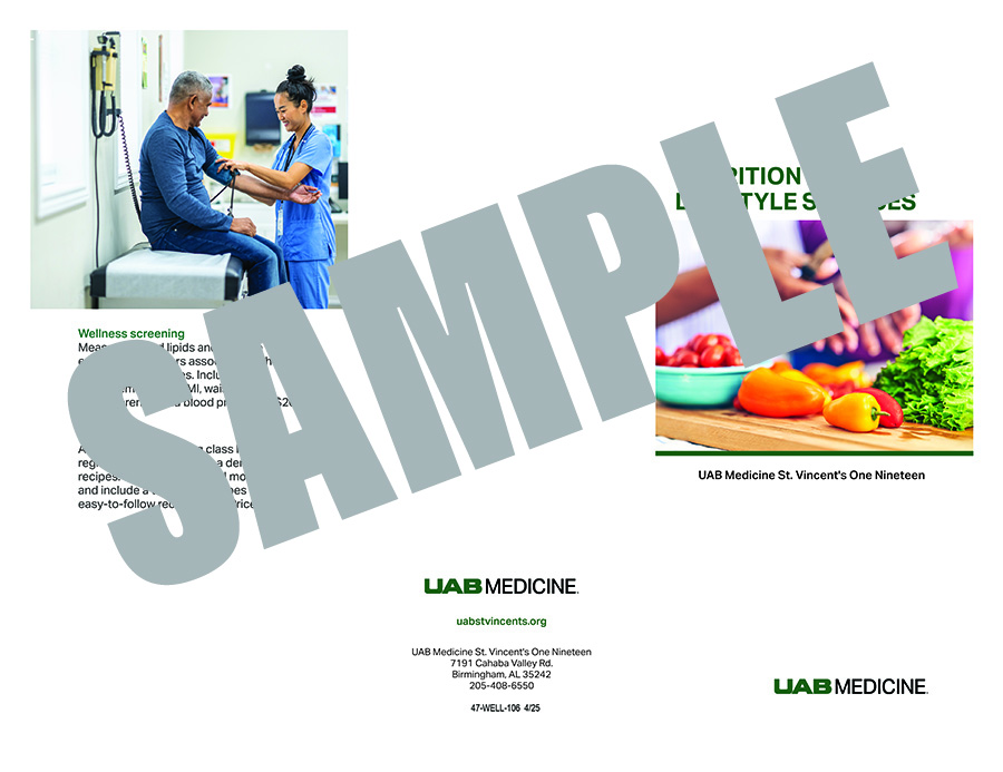 NUTRITION AND LIFESTYLE SERVICES BROCHURE