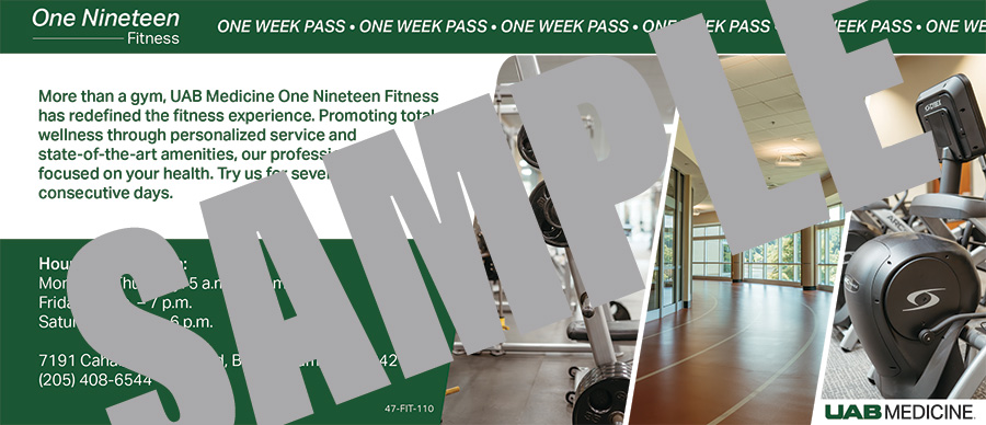 FITNESS DESK ONE WEEK PASS
