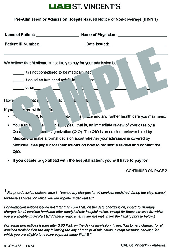 ST. VINCENT'S HINN 1