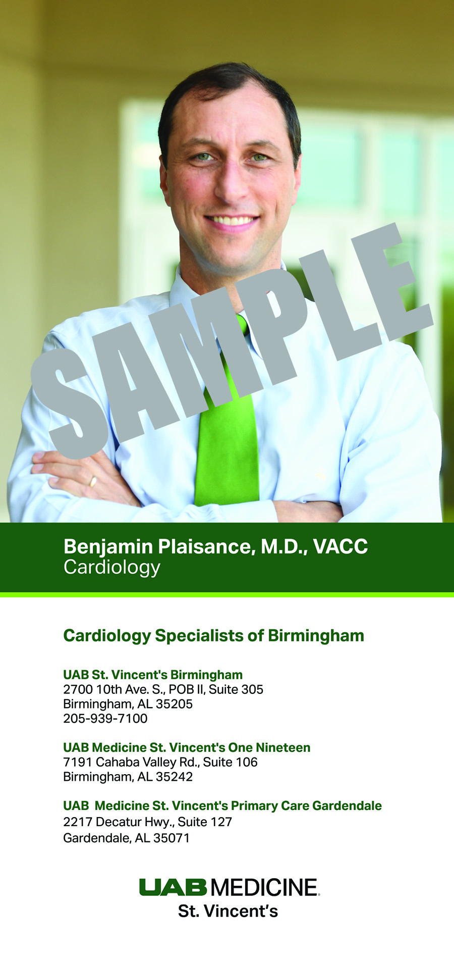 BENJAMIN PLAISANCE, M.D. BIOCARD