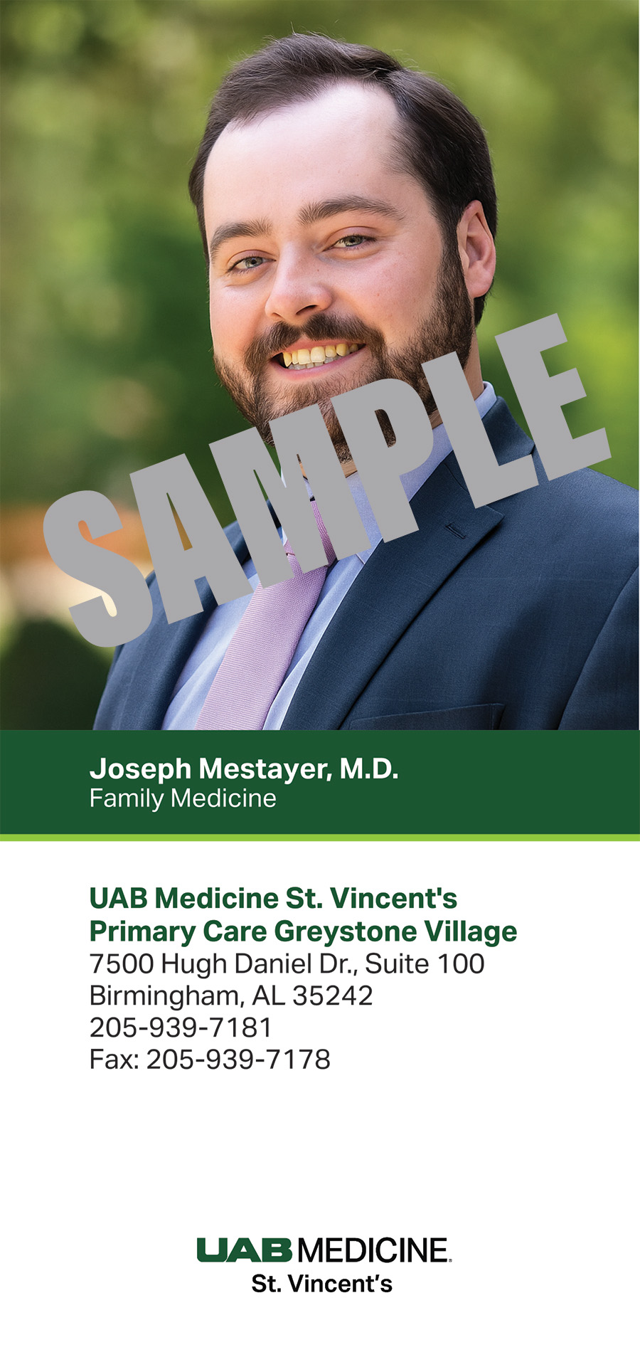 JOSEPH MESTAYER, M.D. BIOCARD