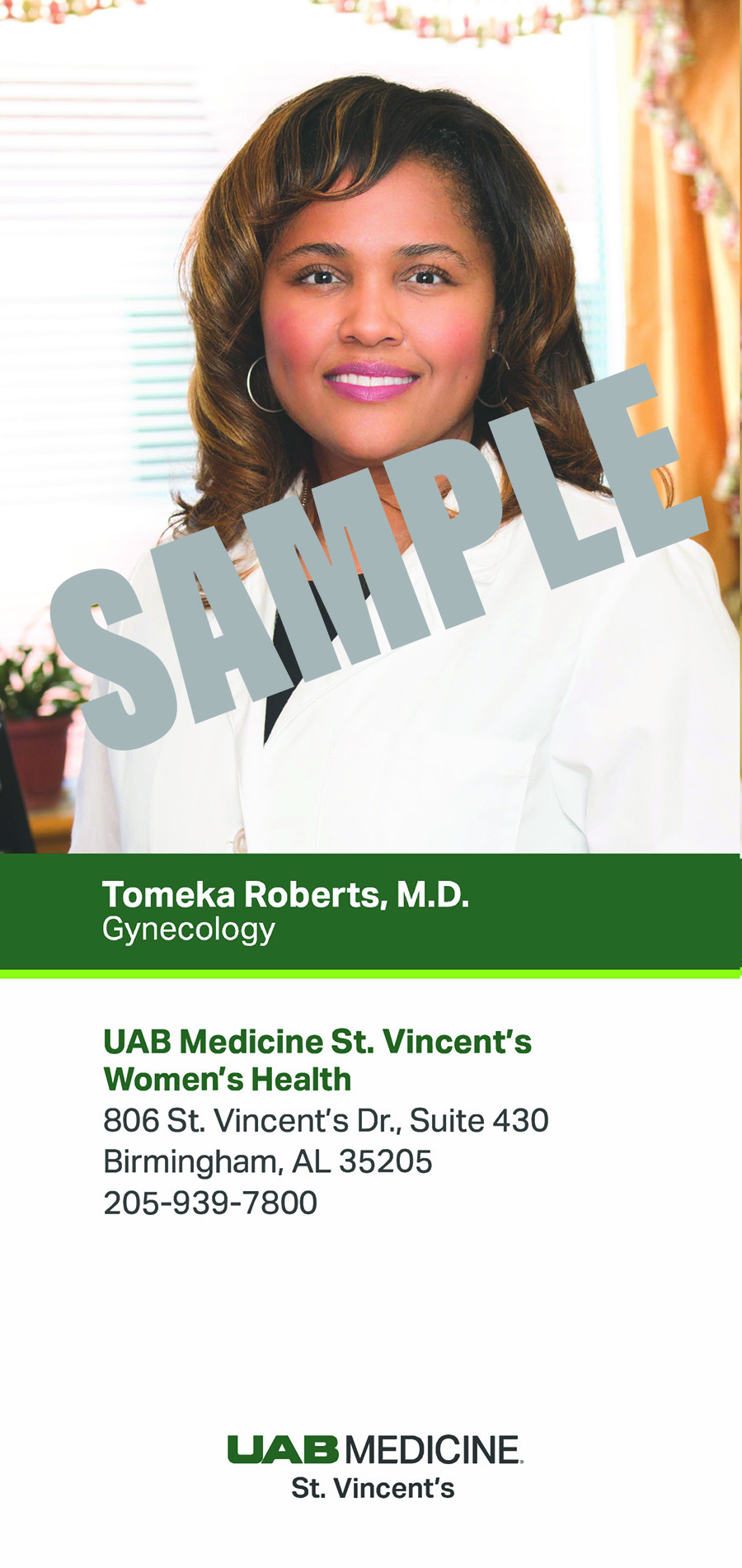 TOMEKA ROBERTS, M.D. BIOCARD