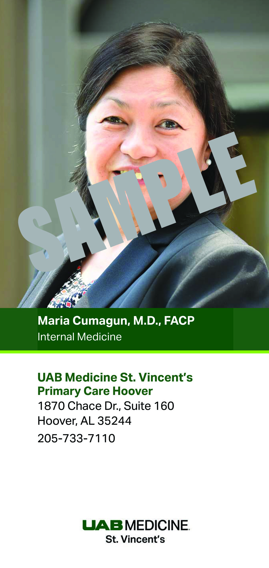 MARIA CUMAGUN, M.D. BIOCARD