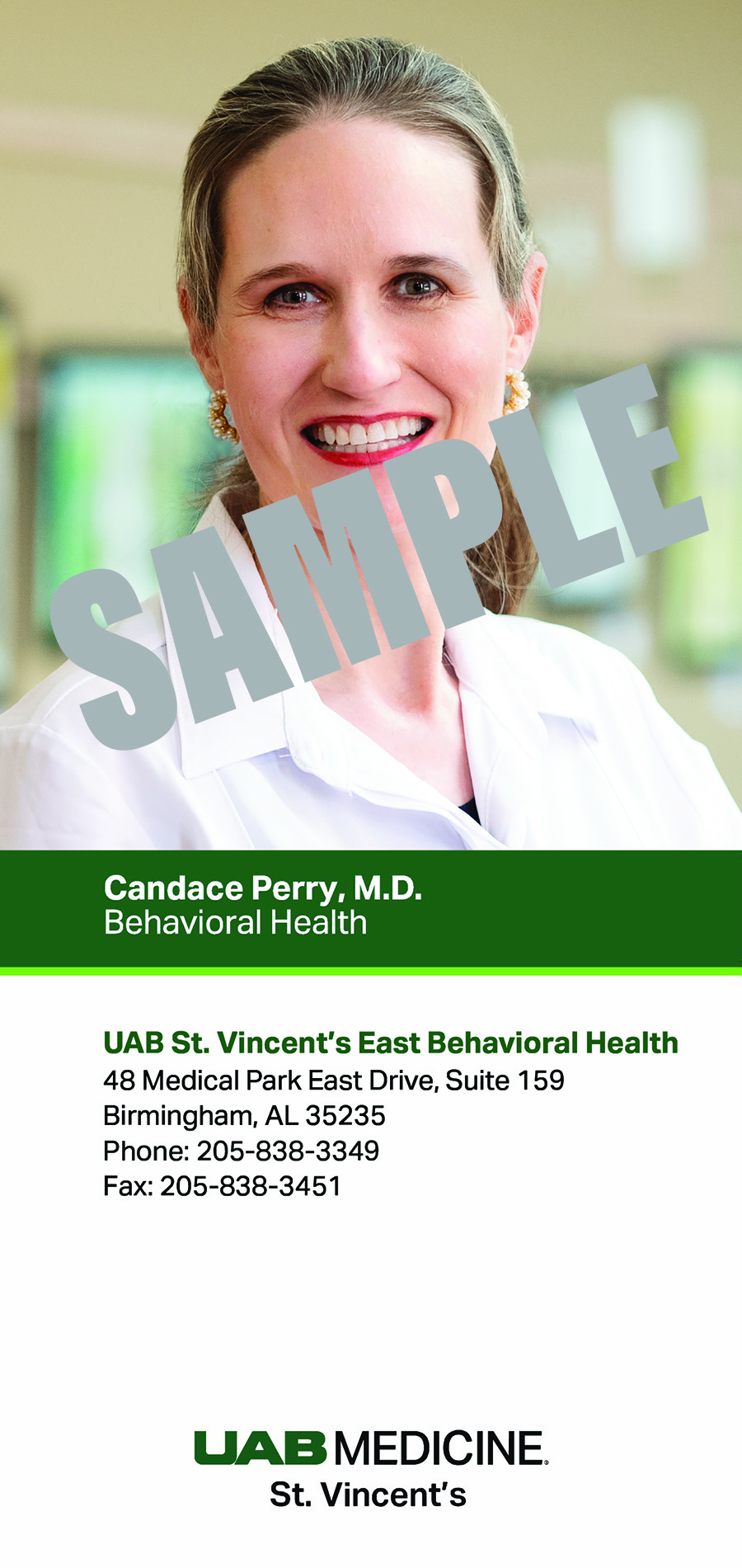 CANDACE PERRY, M.D. BIOCARD