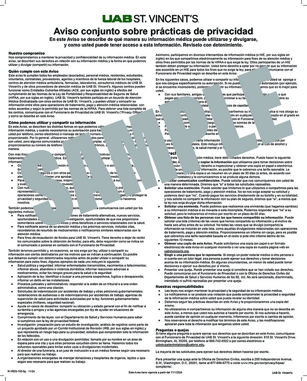 NOPP POSTER 11 x 17 - SPANISH