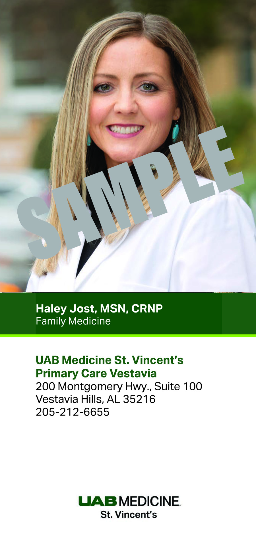 HALEY JOST, CRNP BIOCARD