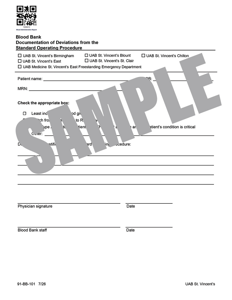 DOCUMENATATIONS OF DEVIATIONS FROM SOP