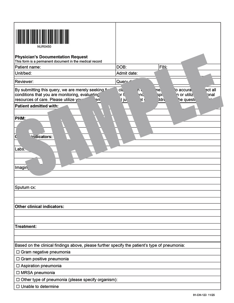 PNEUMONIA TYPE QUERY