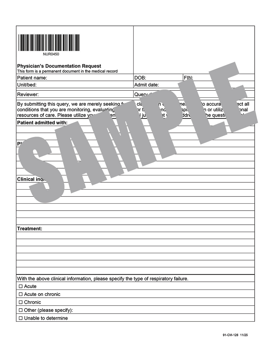 RESPIRATORY FAILURE QUERY