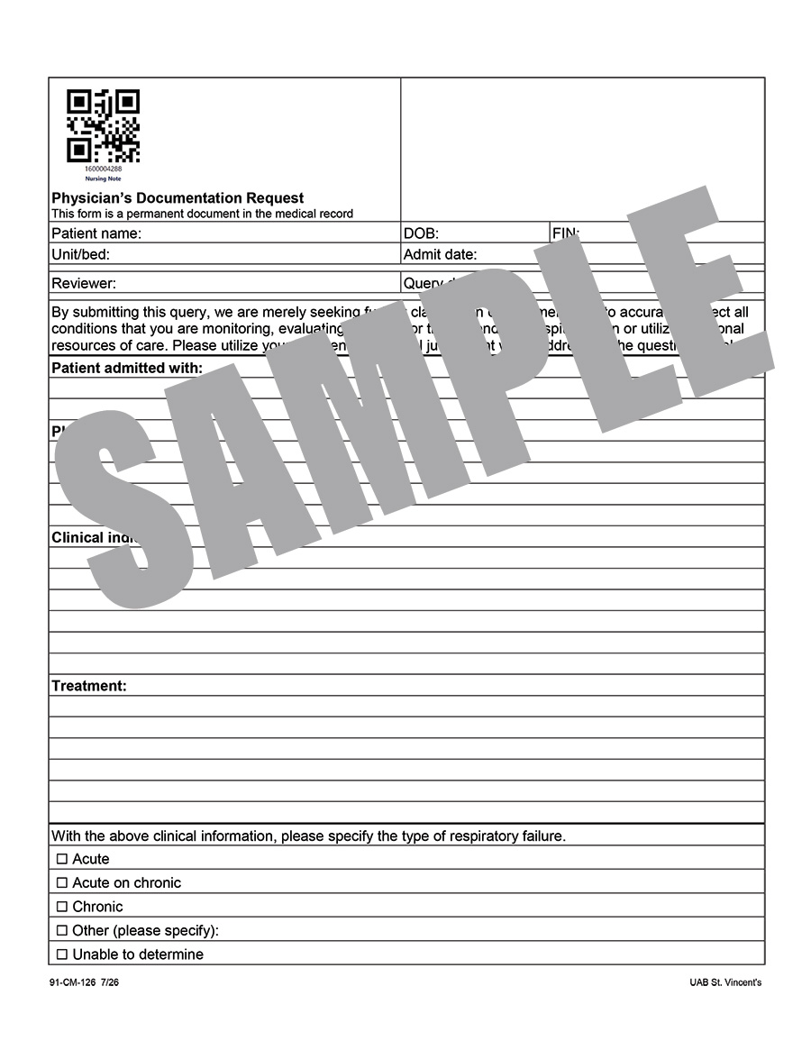 RESPIRATORY FAILURE QUERY