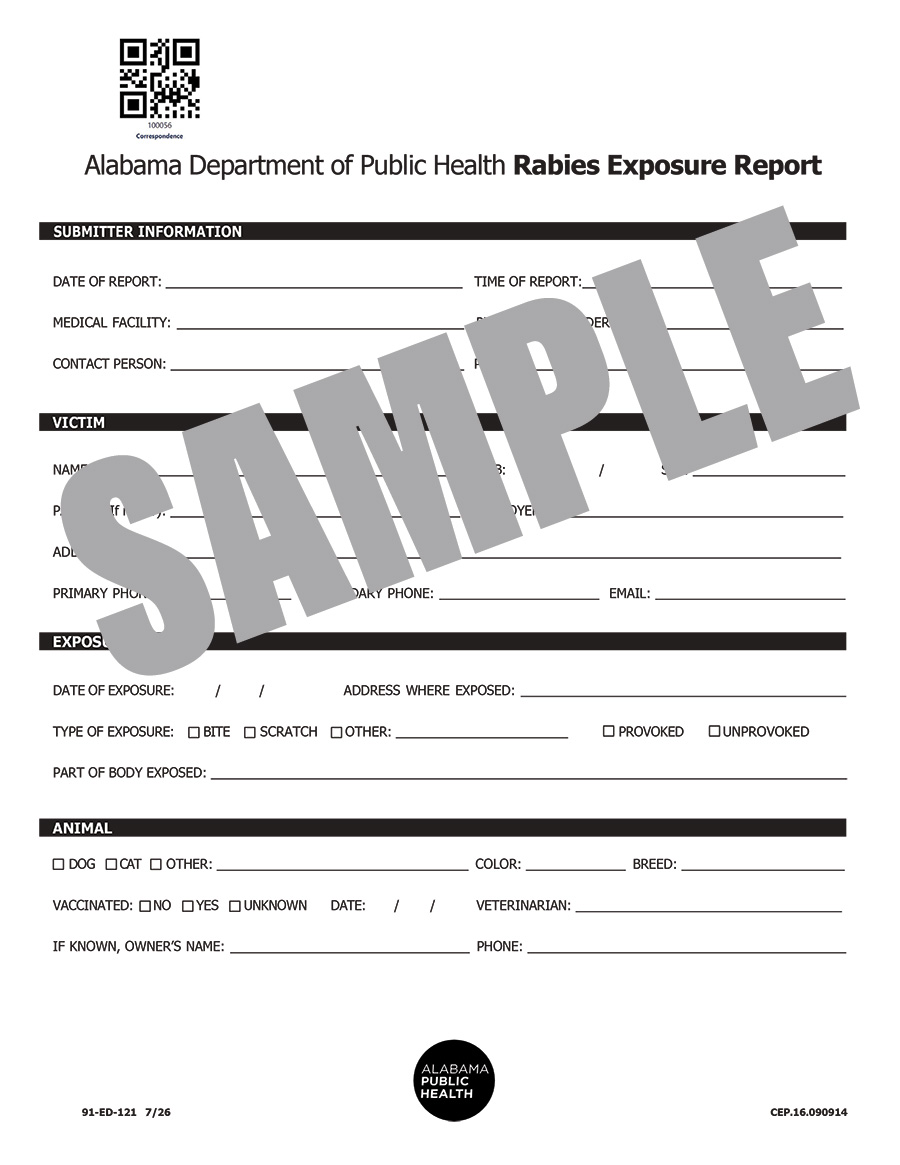 ADPH RABIES EXPOSURE REPORT