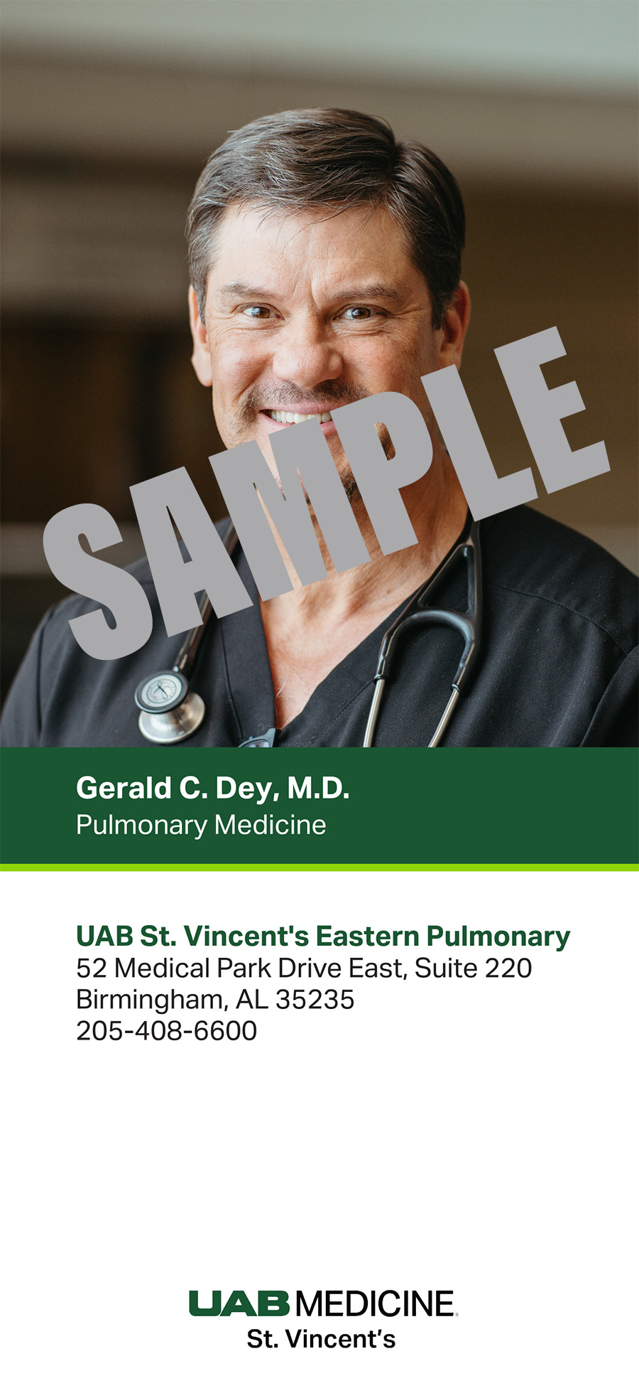 GERALD DEY, M.D. BIOCARD