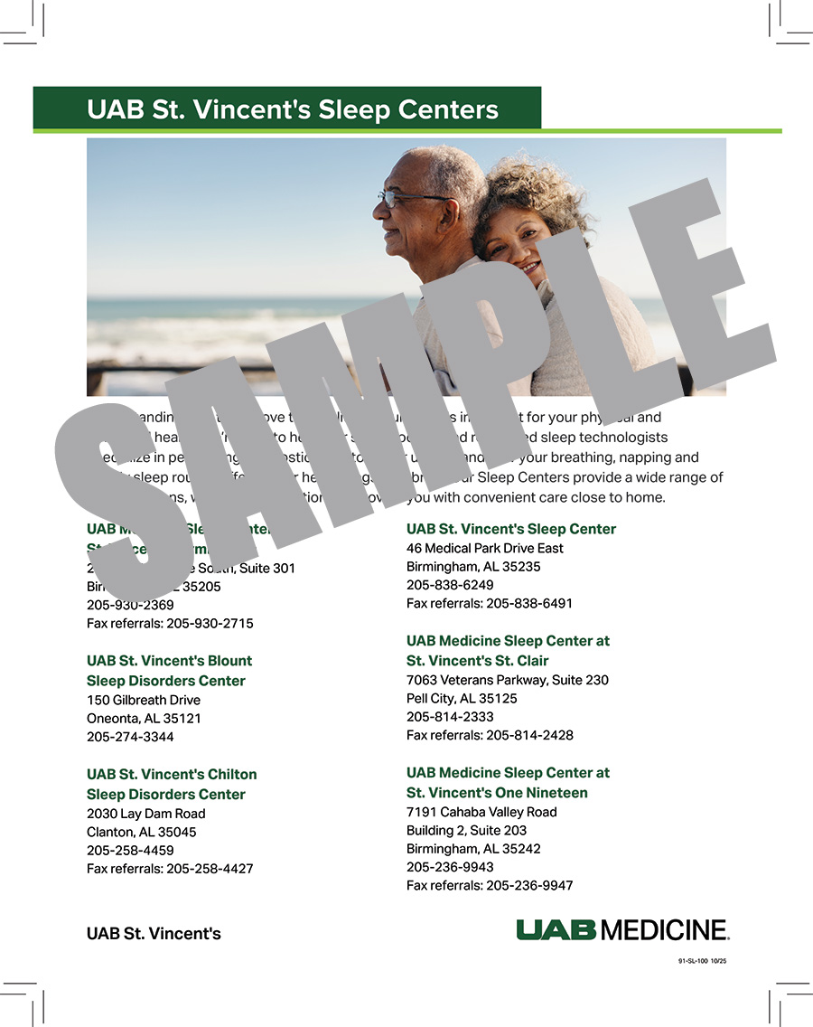 ST. VINCENT'S SLEEP CENTERS - LOCATIONS