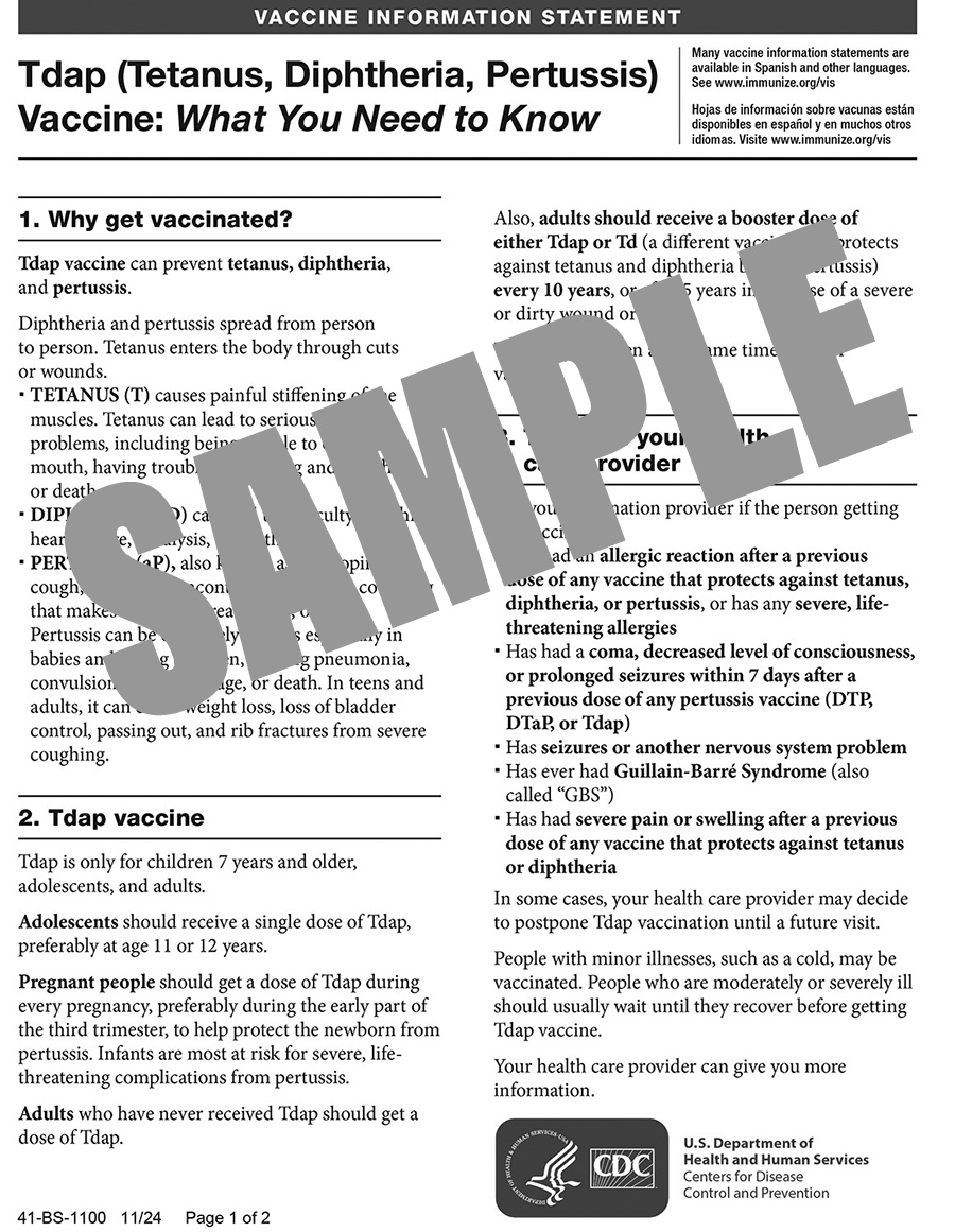UAB DTAP VACCINE INFO
