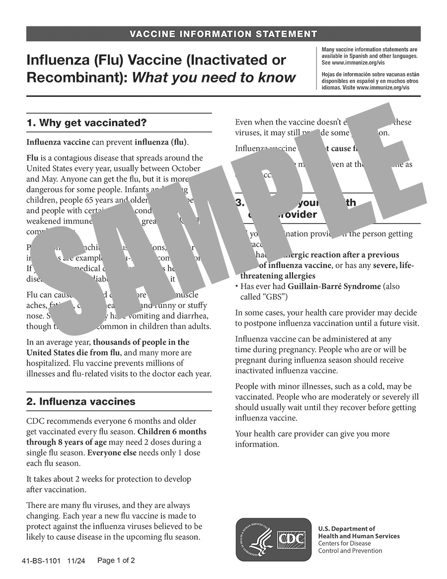 UAB FLU VACCINE INFO