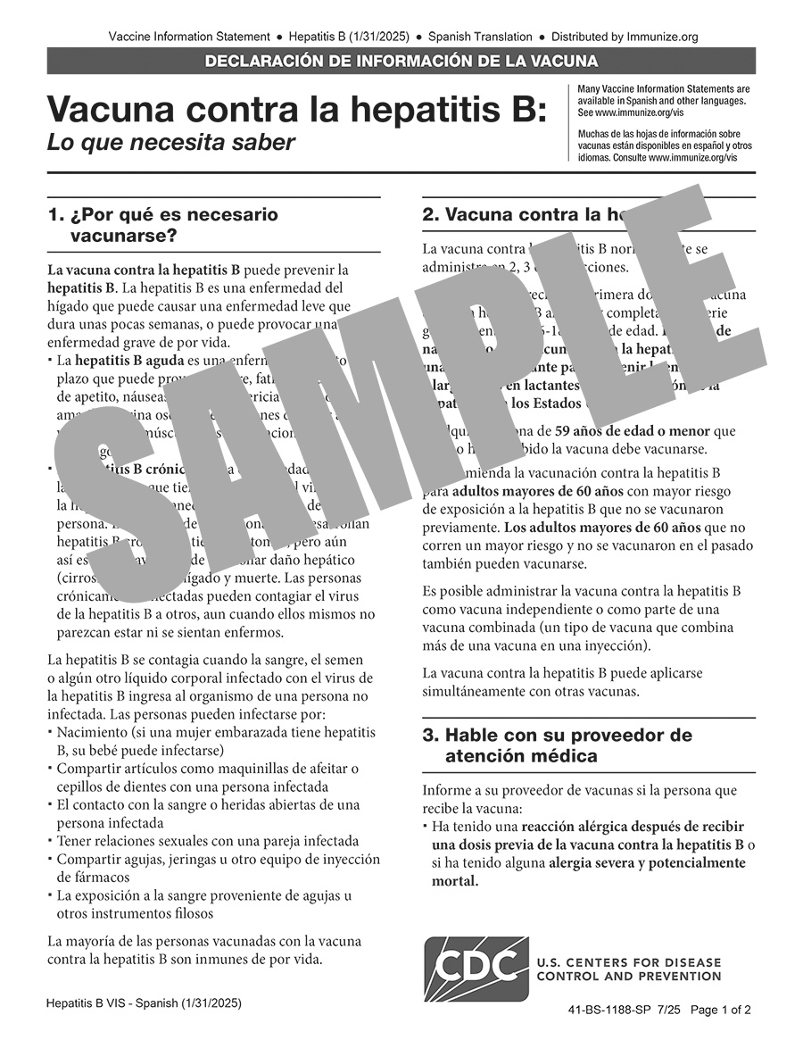 Hep-B Info Sheet-SPANISH